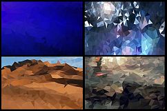 8 polygon backgrounds JPEG Product Image 3