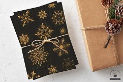 Golden Flecked Snowflakes Product Image 3