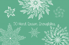 Snowflake Vector Bundle Gold Foil, Silver Foil &amp; White Product Image 7