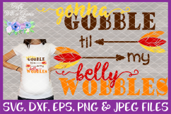 Thanksgiving Pregnancy/Maternity SVG for Cricut &amp; Silhouette Product Image 1