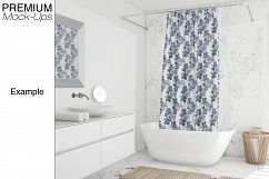 Shower Curtain Mockup Pack Product Image 7