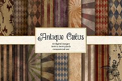 Antique Circus Digital Paper Product Image 1