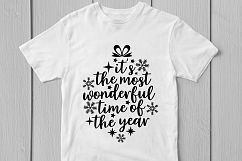 It&#039;s Just Wonderful Time Of The Year - Christmas SVG EPS Product Image 2