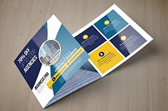 Business Agency Square Trifold Brochure Product Image 2