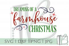Dreaming of a Farmhouse Christmas SVG Product Image 2