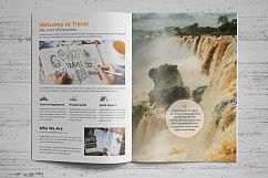 Holiday Travel Brochure Catalog Design v3 Product Image 3