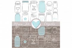 VECTOR Mason Jar clip arts Product Image 1