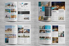 Holiday Travel Brochure Catalog Design v3 Product Image 14