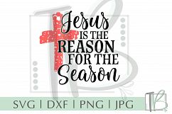 Grunge SVG, Jesus is the reason for the season SVG Product Image 2