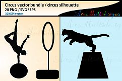 Circus SVG bundle, Circus silhouette vector, circus vector Product Image 5