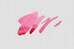 Crimson Peonies PNG watercolor set Product Image 3