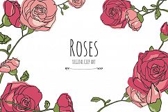 Roses - Digital Clip Art Product Image 1