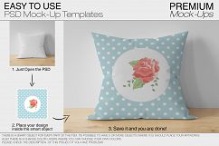 Throw Pillow Mockup Set Product Image 6