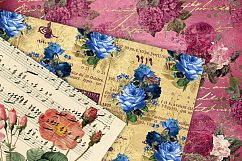 Floral Ephemera Digital Paper Product Image 2