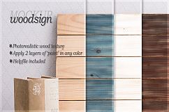 Woodsign mockup - bright romantic autumn interior Product Image 2