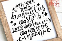 Dragonflies, Stars, Fairies and The Moon SVG, Baby Shower Product Image 2