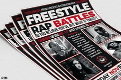 Freestyle Rap Battle Flyer Template V6 Product Image 5