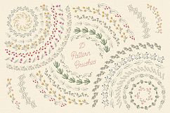 Floral Pattern Brushes For Illusnrator Product Image 4