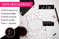 Design Your Own Birth Announcement, Diy Templates Product Image 2