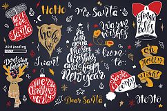  Merry Christmas quotes Lettering set Product Image 2