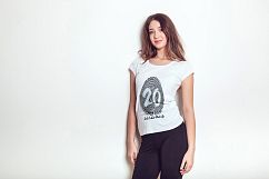 20 Top Girls T-Shirt Mock-Up Product Image 10