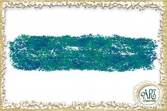 Turquoise Glitter Blue and Green Digital Clipart Brush Stroke 24 of beautiful PNG files Product Image 6
