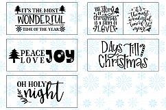 Happy Christmas SVG Cut File Bundle Product Image 5