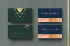 Elegant Gold Business Cards Bundle Product Image 7