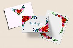Watercolor Floral Bouquet, Flowers &amp; Leaves Kit Product Image 7