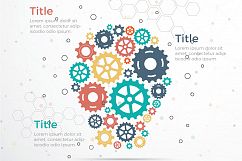 Gear Infographic vector design. Product Image 5