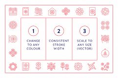 Line Icons – Floral Product Image 8