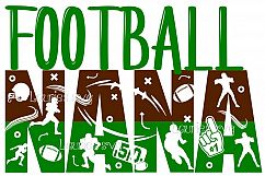 FOOTBALL NANA SVG,EPS,DXF,PNG,JPG Product Image 1