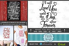 I Will Love You Forever SVG - Valentines Decor SVG - 1507 Product Image 1