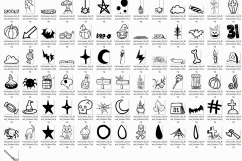Halloween Doodle Set Product Image 7