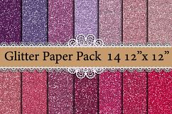 Pink Glitter digital paper Product Image 1