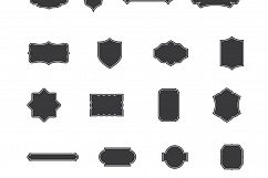 Vintage Frames, Labels, Badges Product Image 10