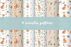 Watercolor Autumn Fox Product Image 7