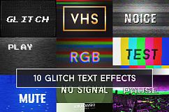 Glitch Text Effects Mockup Product Image 1