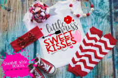 Little Miss Sweet Kisses SVG Product Image 1