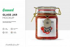 Clear Glass Jar Mockup Product Image 6