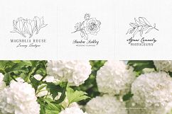 Floral Premade Logos Product Image 6