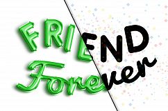 Foil Balloon Text Effect Photoshop Action Product Image 4