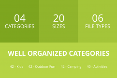 166 Activities Glyph Inverted Icons Product Image 3