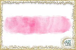 Brush Strokes in American Pink Glitter - Digital Clipart 24 of beautiful PNG files Product Image 6
