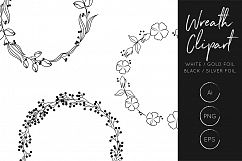 Wreath Clipart - Vector Wreath Clipart - Laurel Clipart Product Image 4