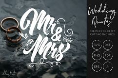 Wedding SVG Cut Files Bundle - Wedding Quotes - Wedding SVG Product Image 11
