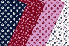 Digital paper - wine polka dot Product Image 4