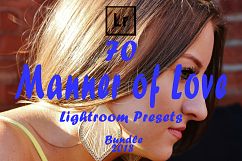 Manner of Love Lightroom Presets Product Image 1