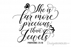 Proverbs 31:10 - SVG Product Image 1