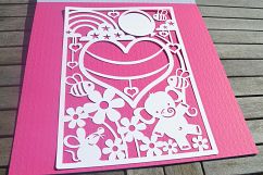 Elephant paper cut SVG  DXF  EPS files Product Image 2
